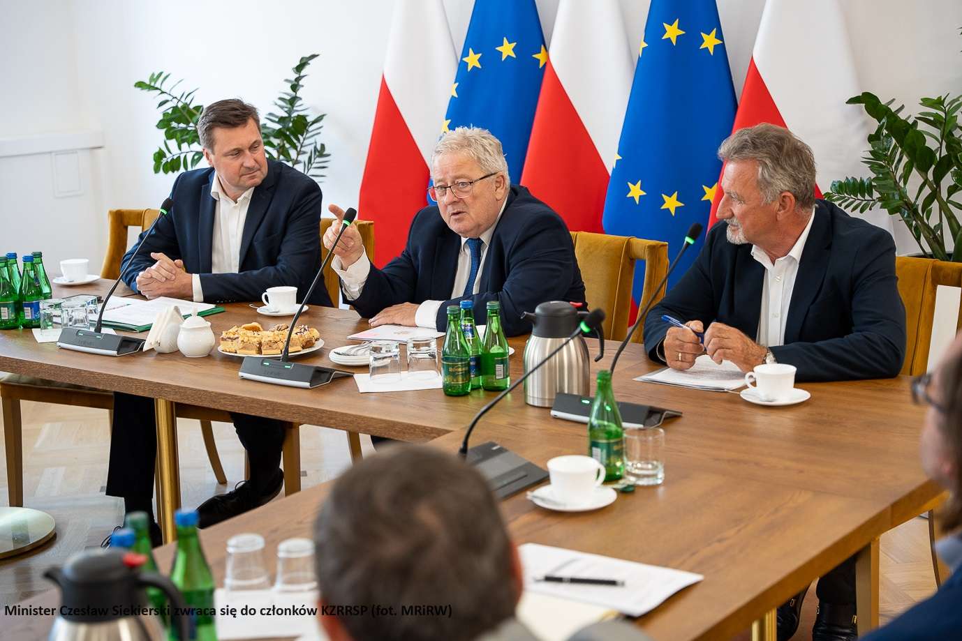 Spotkanie Zarządu i Rady KZR z ministrem Czesławem Siekierskim